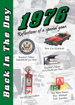 1976 Back In The Day Greeting Card / Booklet (envelope included) - 3 Oak Publishing / Back In The Day