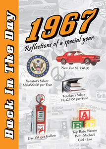 1967 Back In The Day Greeting Card / Booklet (envelope included) - 3 Oak Publishing / Back In The Day
