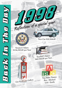 1998 Back In The Day Greeting Card / Booklet (envelope included) - 3 Oak Publishing / Back In The Day