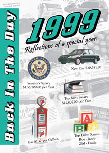 1999 Back In The Day Greeting Card / Booklet (envelope included) - 3 Oak Publishing / Back In The Day